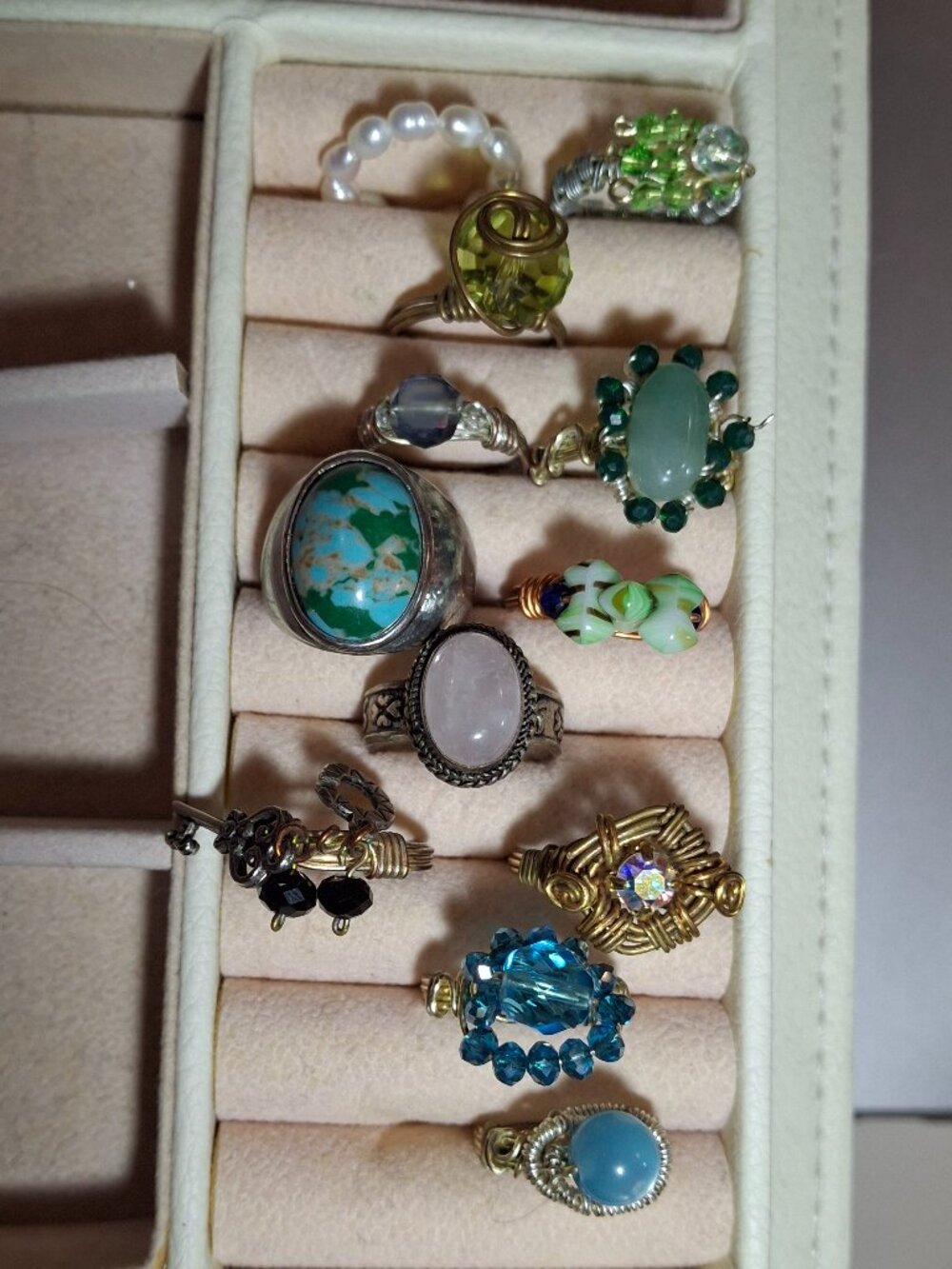 Vintage & Handmade Boho Ring Bundle
